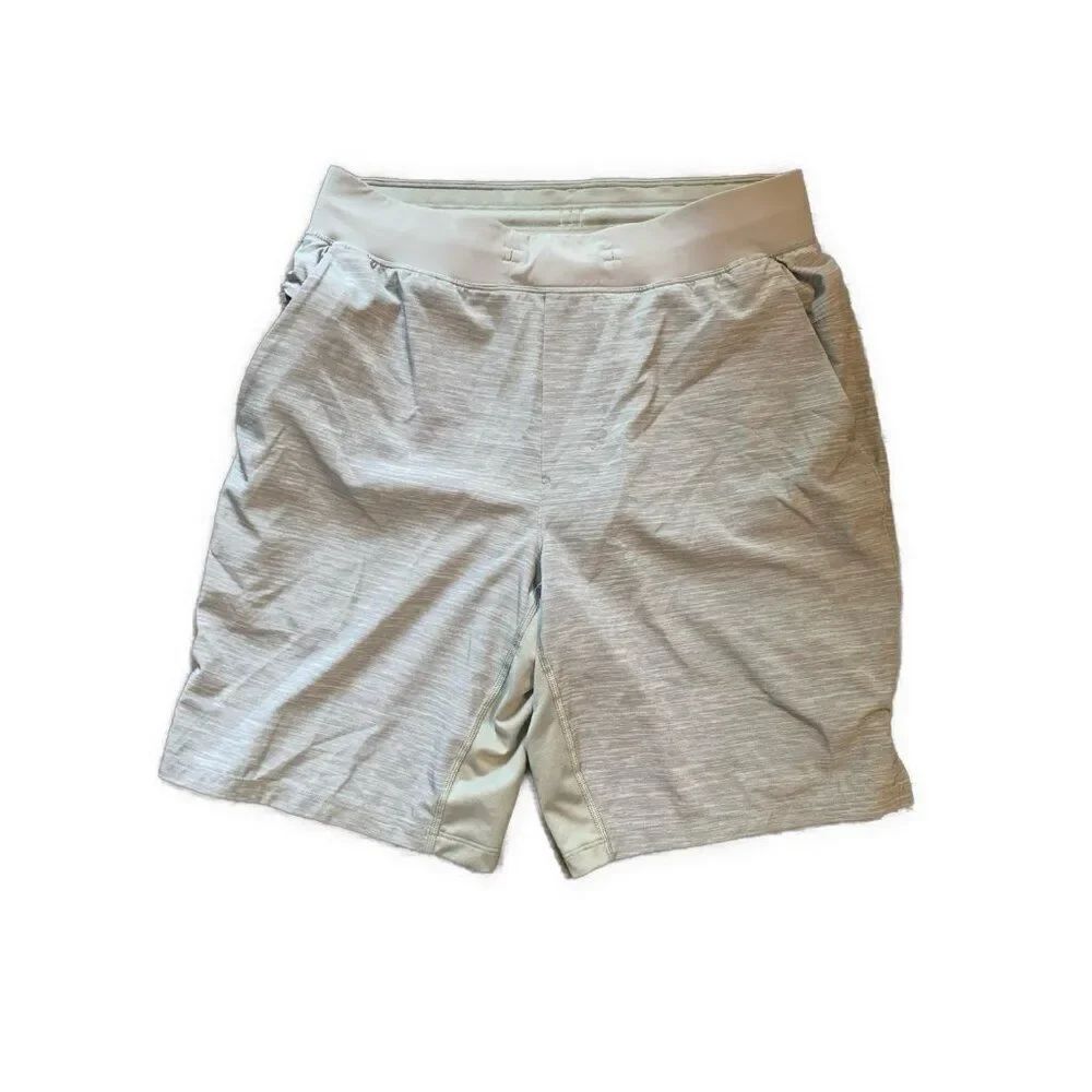 Lululemon Mens Solid Heather Gray 9.5” Athletic Shorts Medium